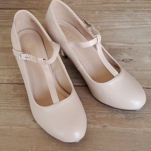Chase + Chloe Nude Heels